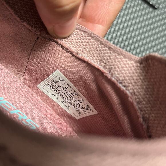 New Skechers Women's Arya Sneaker Pink Shoes Memory Foam Size‎ 7 - Picture 4 of 7